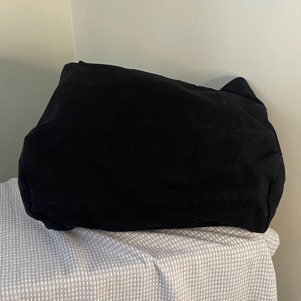 All Saints Logo Black Canvas Tote - Picture 8 of 10